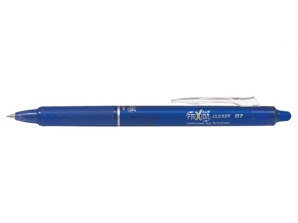 Pilot FriXion Clicker Fine Erasable Retractable Gel Pen Blue Box of 12