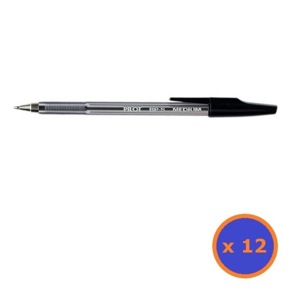 Pilot Bp-S-M-B Ballpoint Pen Medium 1.0Mm Black Box Of 12 | Its A Mega Thing Pilot Bp-S-M-B Ballpoint Pen Medium 1.0Mm Black Box Of 12 | Its A Mega Thing