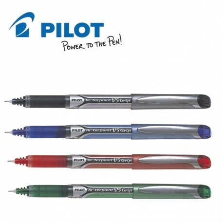 Pilot Blue BXGPN-V5 Hi-Tecpoint Grip Rollerball Pen 0.5mm Box of 12