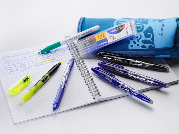 Pilot FriXion Ball Erasable Gel Ink Rollerball 0.7mm Blue Pack of 6