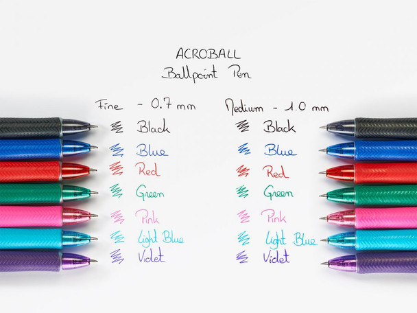 Pilot BegreeN Acroball Blue Retractable Ballpoint Pen Medium Box of 10