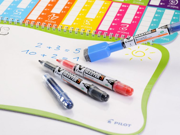 Pilot BegreeN V Board Master S Bullet Extra Fine Blue Whiteboard Marker Box of 10