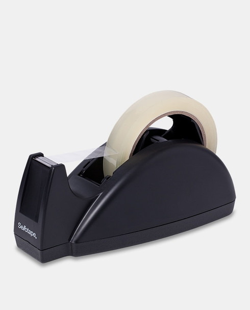 Sellotape Dispenser Dual Core Desktop for 7.6cm and 2.5cm Tape