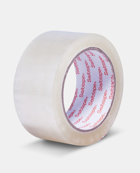 Sellotape Clear Packaging Tape 767 Hot Melt 48mm x 75m Carton of 48