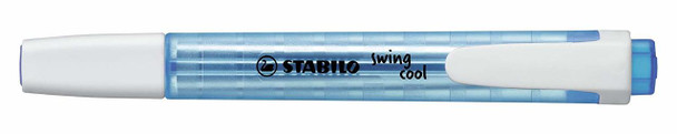 Stabilo #0216421 Swing Cool Highlighter In A Box Of 10 - Blue - stabilo pen, stabilo ballpoint, stabilo pencil, stabilo fineliner, stabilo rollerball, stabilo fibre tip pen | It's A Mega Thing