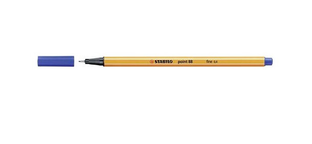 Stabilo #0269420 Point 88 Fineliner Blue - Box Of 10 - stabilo, stabilo Australia, stabilo highlighter, stabilo pen, stabilo ballpoint, stabilo pencil | It's A Mega Thing
