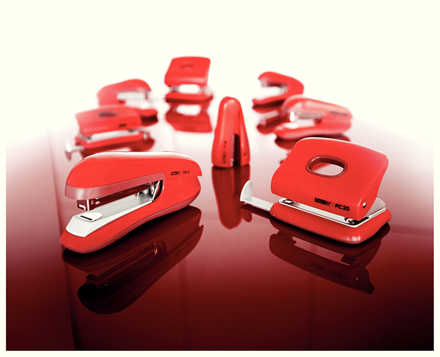 Rapid Half Strip F30 Stapler Red
