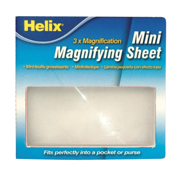 Helix Mini Magnifying Sheets 55 x 85mm