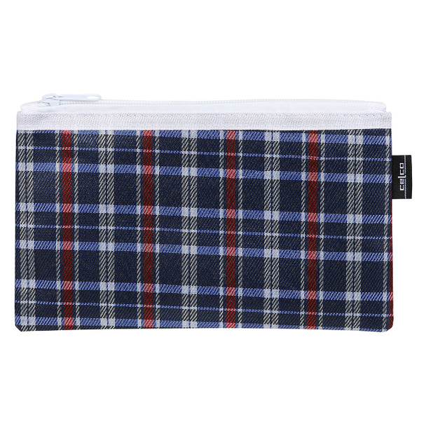 Celco 0398910 Tartan Cases 215mm x 125mm 1 Zip | Mega Office Supplies