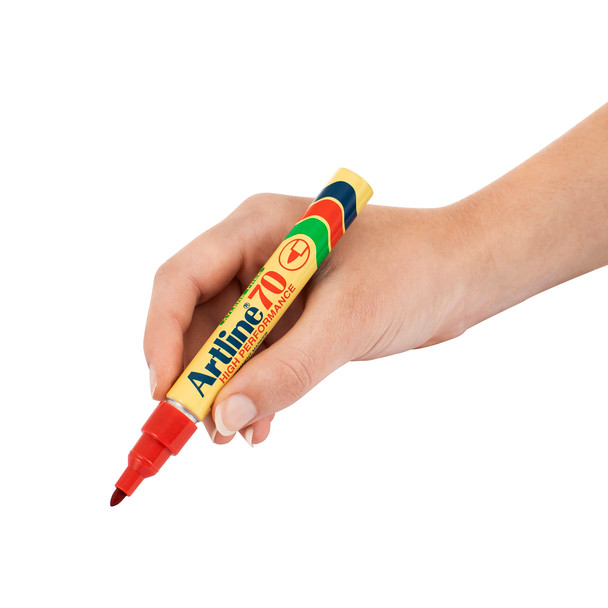 Artline Red 107062 70 Permanent Marker 1.5mm Bullet Nib 1Pk | Mega Office Supplies