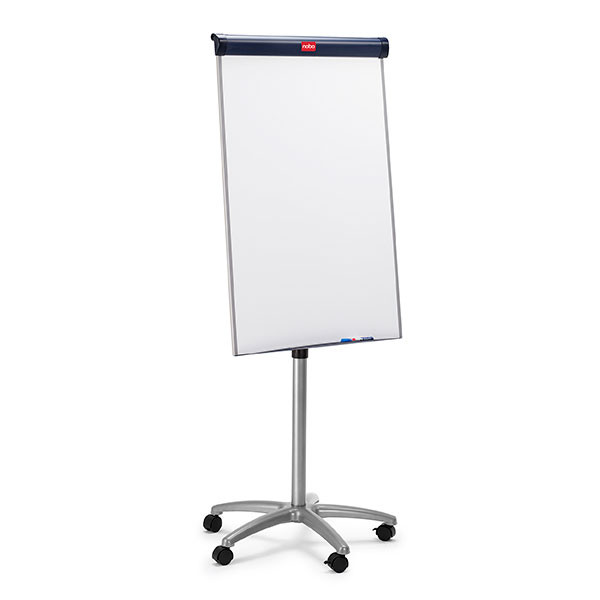 Nobo Barracuda Mobile Flipchart Easel White and Silver
