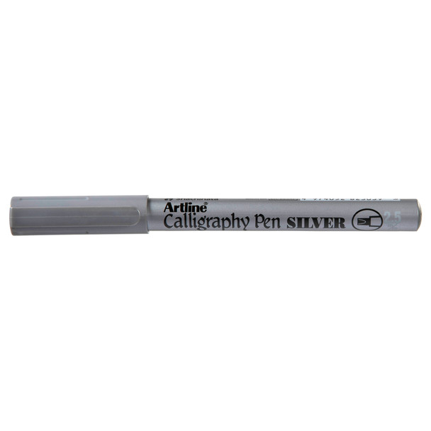 Artline 1243032 993 Calligraphy Pen 2.5mm Metallic Silver Box 12 | Mega Office Supplies Artline 1243032 993 Calligraphy Pen 2.5mm Metallic Silver Box 12 | Mega Office Supplies