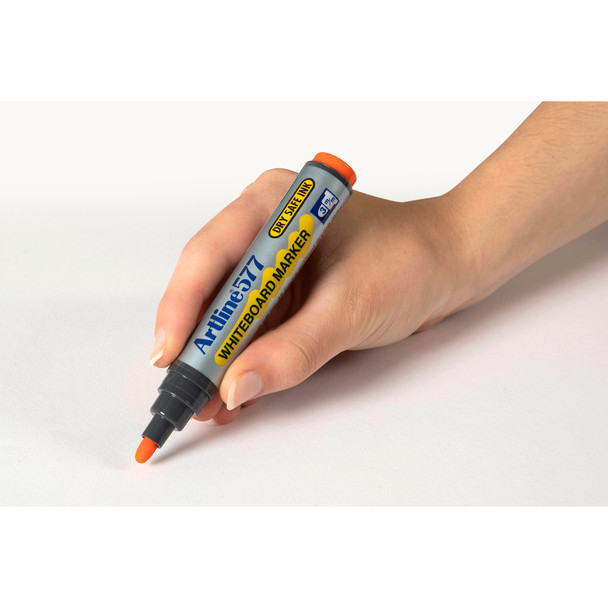 Artline Orange 157705 577 Whiteboard Marker 3mm Bullet Nib Box 12 | Mega Office Supplies