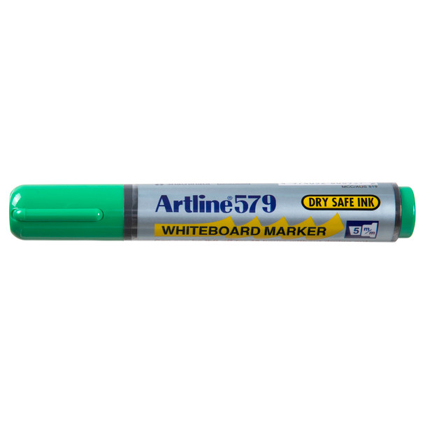 Artline Whiteboard Marker 5mm Chisel Nib Green 157904 579 Box 12 | Mega Office Supplies