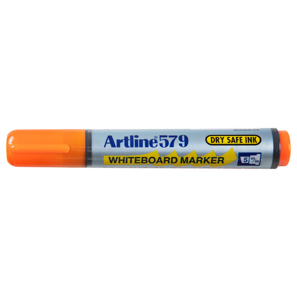 Artline Whiteboard Marker 5mm Chisel Nib Orange 157905 579 Box 12 | Mega Office Supplies