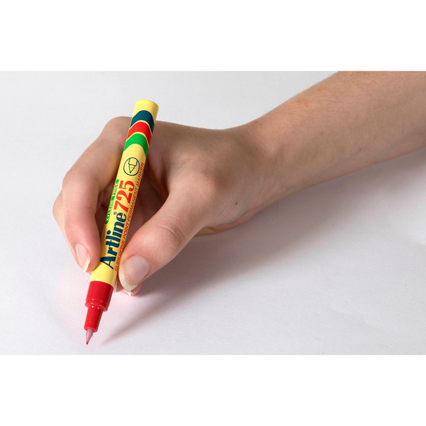 Artline Red 172502 725 Permanent Marker 0.4mm Plastic Nib Box 12 | Mega Office Supplies