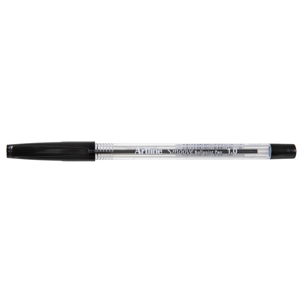 Artline Smoove Ballpoint Pen Medium Black 182101 8210 Box 12 | Mega Office Supplies