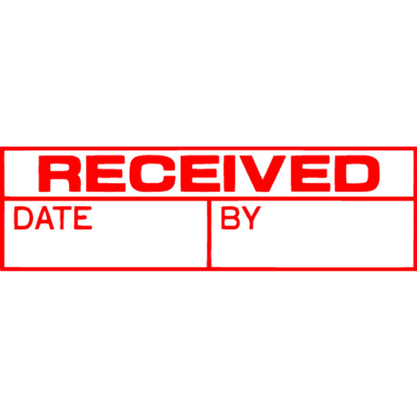 Xstamper 5016802 Cx-Bn 1680 Message Stamp "Received/Date/By" Red | Its A Mega Thing