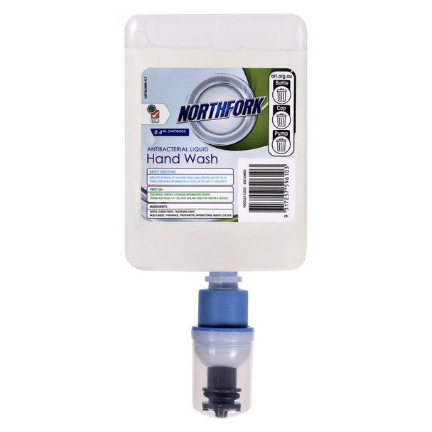 Northfork GECA Antibacterial Liquid Hand Wash 0.4ml Carton of 6