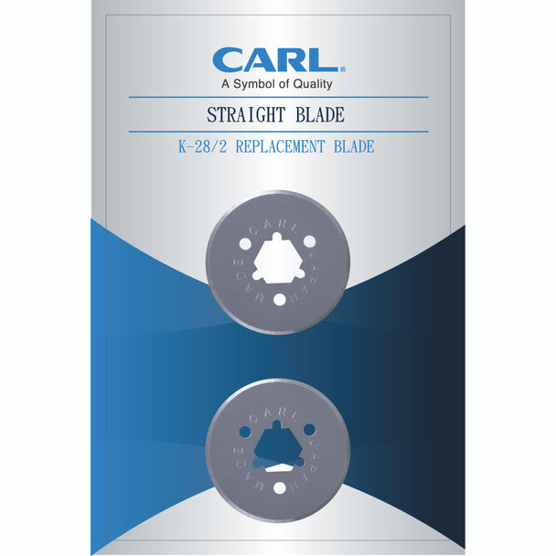 Carl 799002 K28 Blade Straight Hangsell Pack 2 | Mega Office Supplies