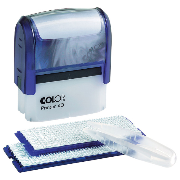Colop 986048-1 P40/2 Diy Stamp Set Black | Its A Mega Thing