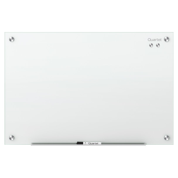Quartet #Qtg3624w Infinity Glass Board 900x600mm White - quartet whiteboard glass, quartet infinity glass board, quartet boards, quartet accessories, quartet whiteboard installation | It’s A Mega Thing