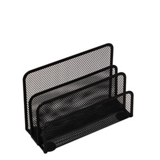 Wire Mesh Letter Holder and Sorter Black Italplast