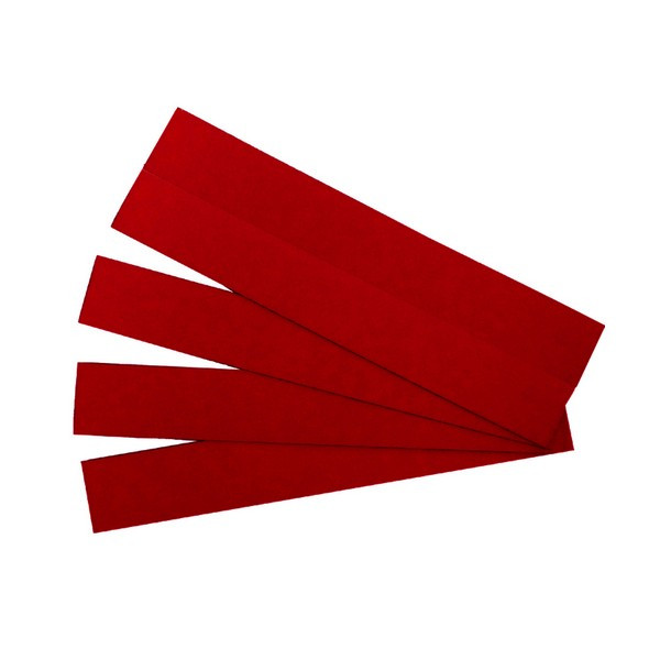 Quartet Magnetic Strips 22 x 150mm Red Pack of 25
