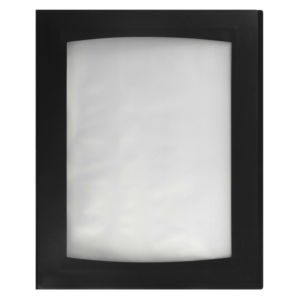 Marbig Professional Refillable Display Book 20 Pocket with Frame Black