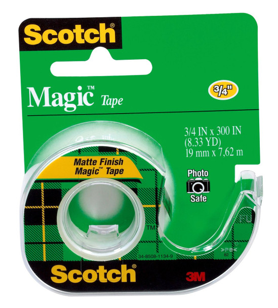 Scotch 105 Magic Tape with Dispenser 19mm x 7.62m