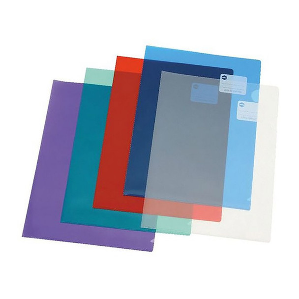 Marbig Ultra Letter File A4 Polypropylene Assorted Pack of 10