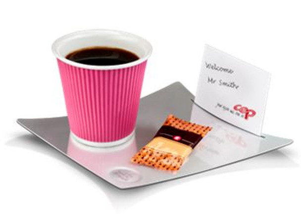 Italplast Take A Break Coasters Metallic Grey Set of 2