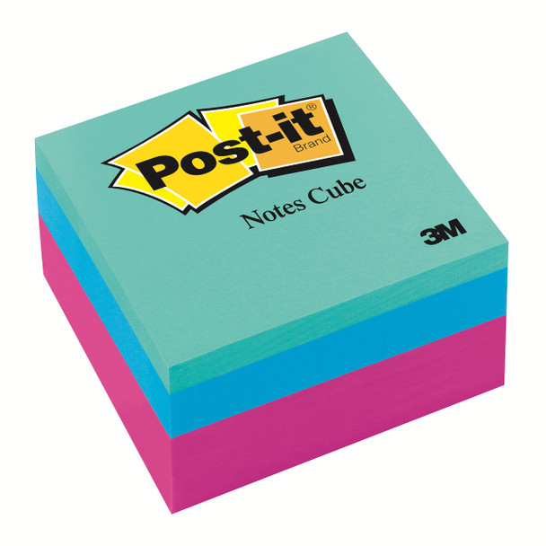Post-it Notes Cube Assorted Bright 76 x 76mm 400 Sheets 2027-RCR