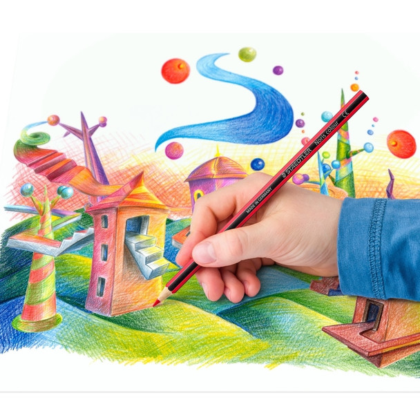 Staedtler Noris Colour Assorted Coloured Pencils Box 12 185 C12