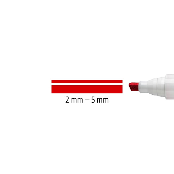 Staedtler Lumocolor Whiteboard Marker Non-Permanent Black Chisel Tip 351 B-9