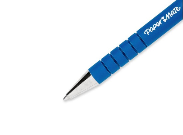 Papermate FlexGrip Ultra Blue Retractable Pen with Grip – 1.0mm