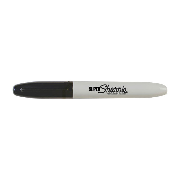 Sharpie Black Fine Point Super Permanent Marker Box of 12