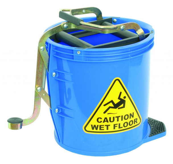 Italplast Heavy Duty Mop Bucket 16 Litre Blue