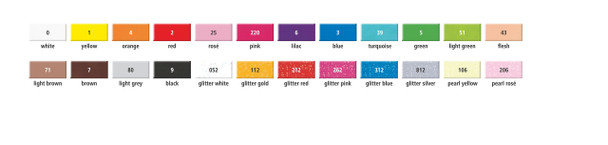 Modelling Clay Glitter Gold Fimo Kids