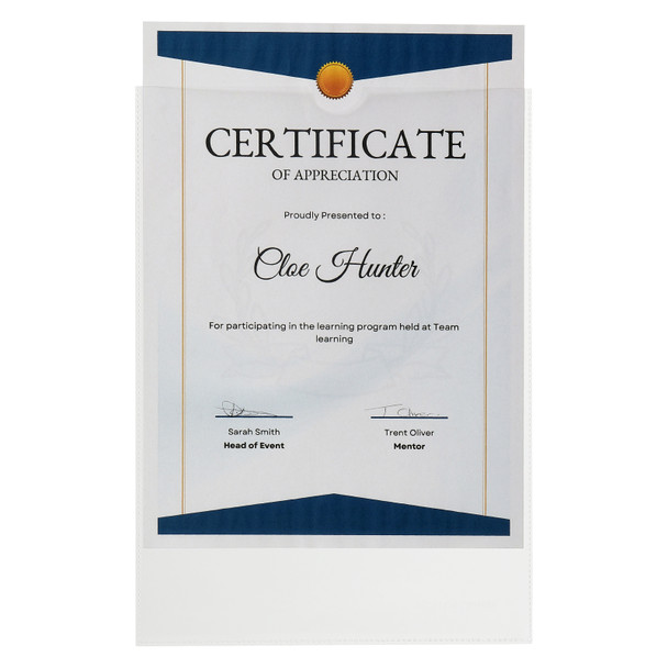 Marbig A4 Card Holder Clear Pack of 10