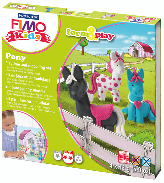 Staedtler 8034 08 Lz Fimo Kids Form And Play - Pony | Its A Mega Thing