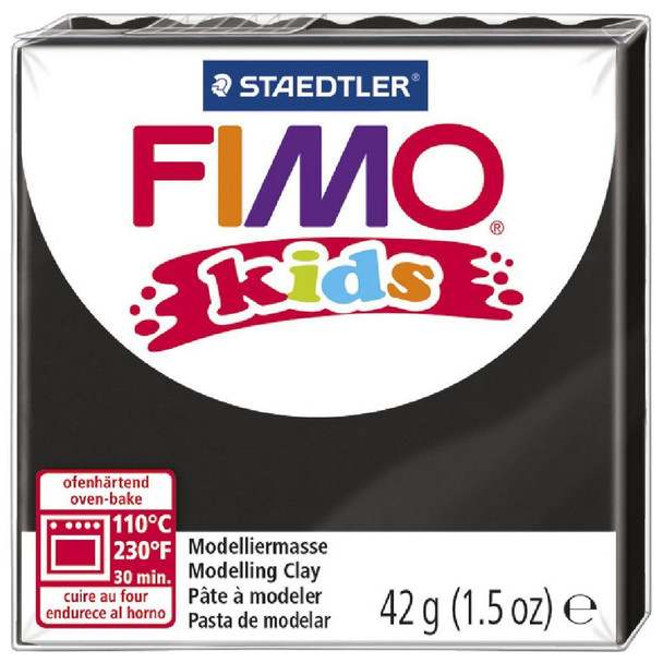 Fimo Kids Modelling Clay Black