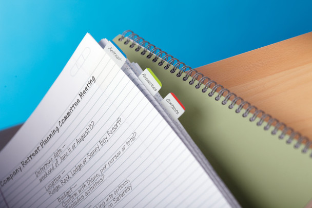 Post-it Durable Tabs Green Blue Red 686L-GBR 25 x 38mm