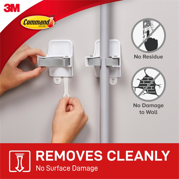 Command Broom Gripper Large White (1.8kg)