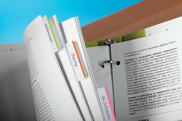 Post-it 686F-1BB Durable Tabs 50 x 38mm Bright Assorted