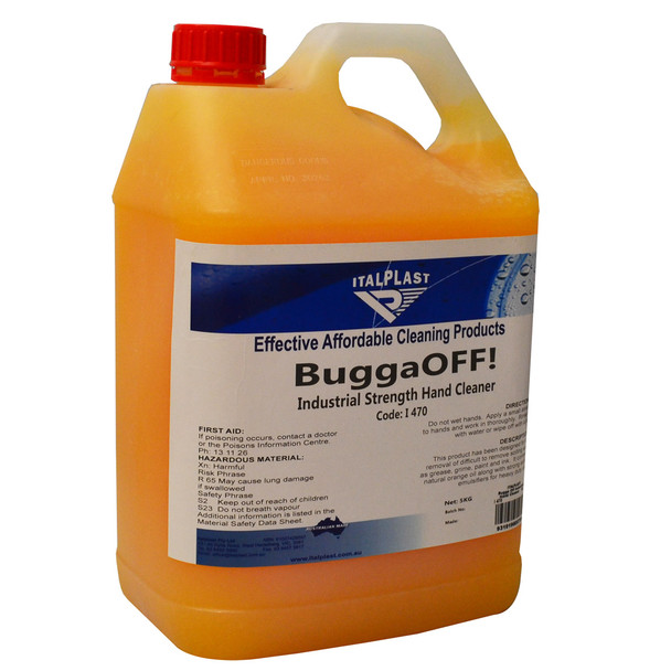 Italplast I 470 Bugga Off Hand Cleaner Industrial Strength 5 Litres | It's A Mega Thing Italplast I 470 Bugga Off Hand Cleaner Industrial Strength 5 Litres | It's A Mega Thing