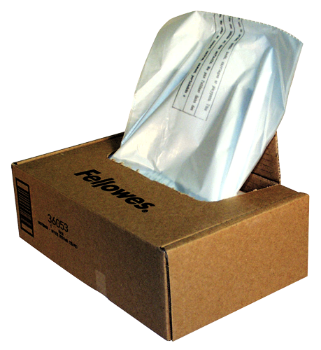 Fellowes Powershred Waste Bags for 90S 99CI and B Series Shredders