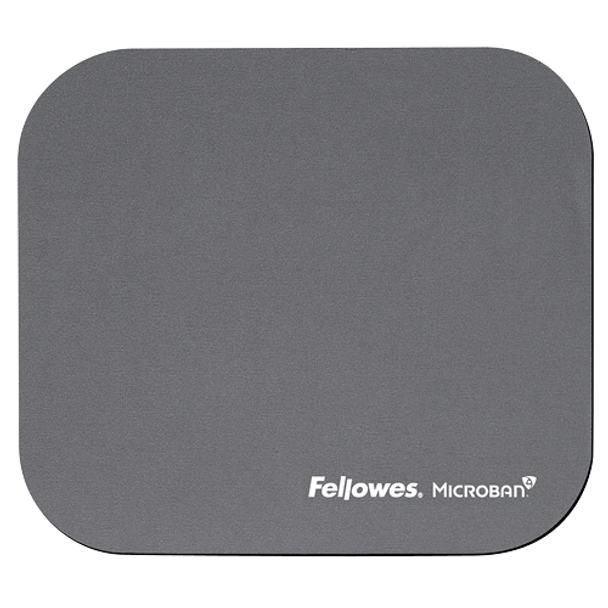 Fellowes Mouse Pad Silver Microban