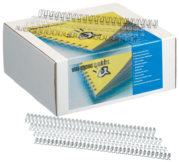 Wire 34 Loop 8mm White Fellowes Binding Combs