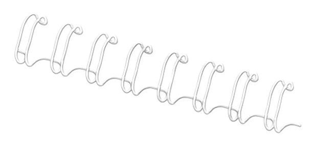 Binding Combs Wire 34 Loop 11mm White Fellowes